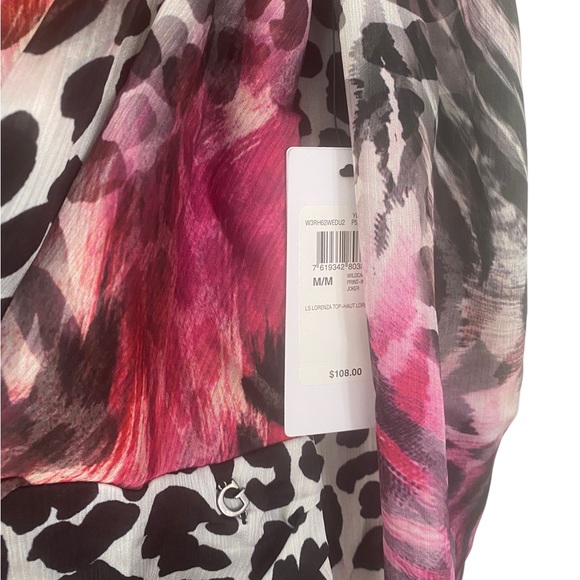 Multicoloured Animal Print Blouse - Size M - Picture 11 of 12